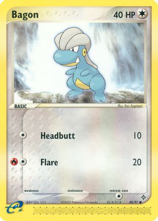 Bagon - 49/97 (49)/97 Common Reverse Holofoil