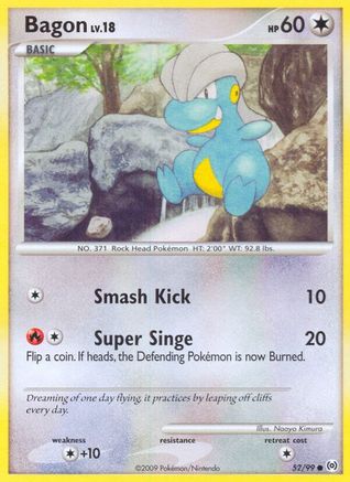 Bagon (52)/99 Common Reverse Holofoil