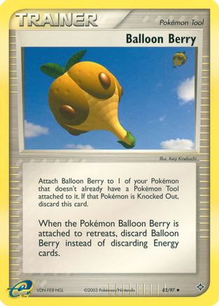 Balloon Berry (82)/97 Uncommon Reverse Holofoil