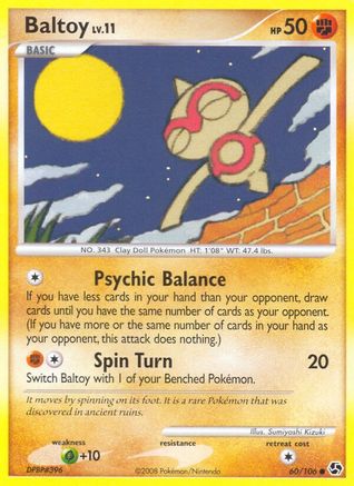 Baltoy (60)/106 Common Reverse Holofoil