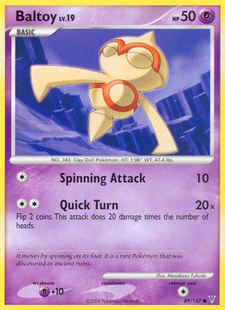 Baltoy (89)/147 Common Reverse Holofoil