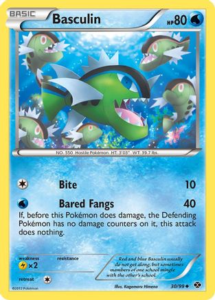 Basculin (30)/99 Uncommon Reverse Holofoil