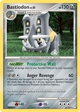 Bastiodon - 21/123 (DP Mysterious Treasures) (21) Holo Rare Holofoil