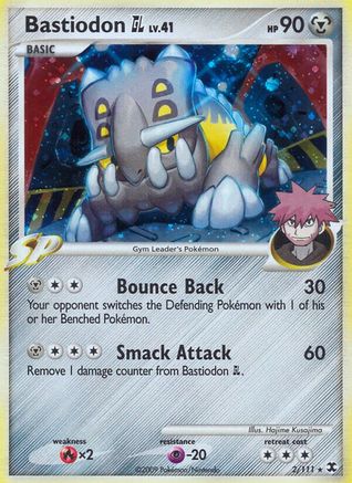 Bastiodon GL (2)/111 Holo Rare Reverse Holofoil