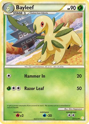 Bayleef (35)/123 Uncommon Reverse Holofoil