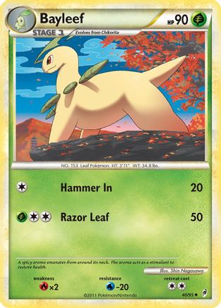 Bayleef (40)/95 Uncommon Reverse Holofoil