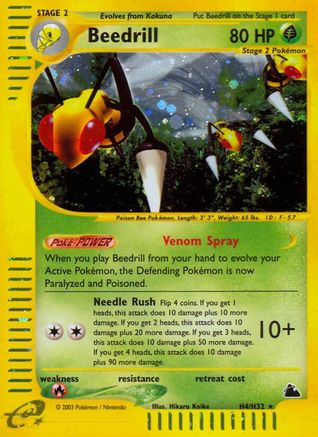 Beedrill (H4) (H4)/144 Holo Rare Holofoil