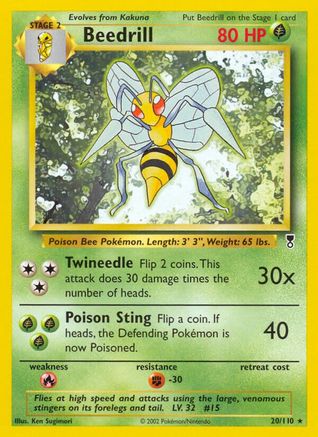 Beedrill (20)/110 Rare Reverse Holofoil