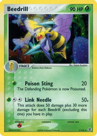 Beedrill (1)/112 Holo Rare Holofoil