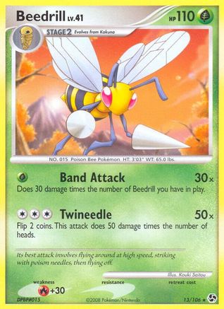 Beedrill (13)/106 Rare Reverse Holofoil