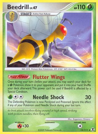 Beedrill (15)/111 Rare Reverse Holofoil