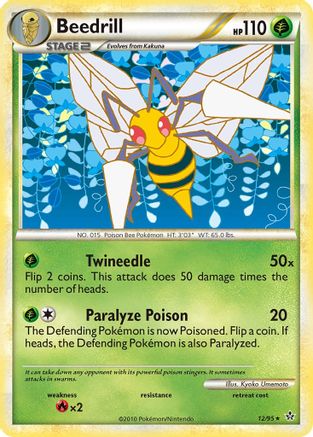 Beedrill (12)/95 Rare Reverse Holofoil