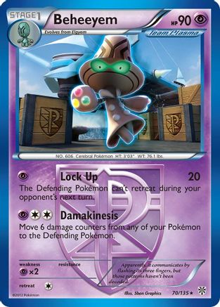 Beheeyem (Team Plasma) (70)/135 Rare