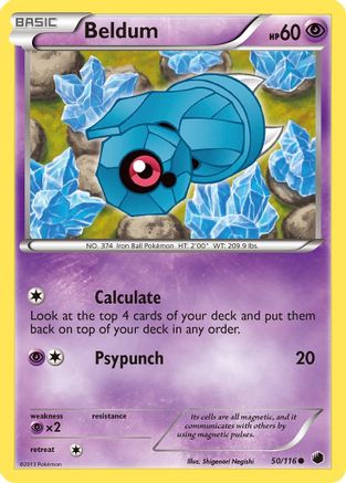 Beldum (50)/116 Common Reverse Holofoil