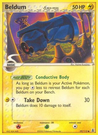 Beldum (Delta Species) (59)/113 Common Reverse Holofoil