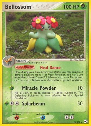 Bellossom (16)/101 Rare Reverse Holofoil