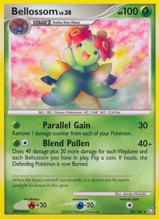 Bellossom (20)/146 Rare Reverse Holofoil