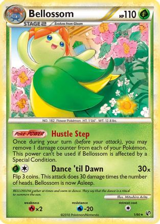 Bellossom (1)/90 Holo Rare Reverse Holofoil