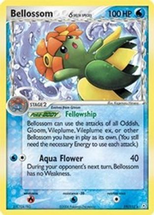 Bellossom (Delta Species) (19)/110 Rare Reverse Holofoil