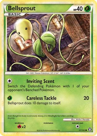 Bellsprout (57)/102 Common Reverse Holofoil
