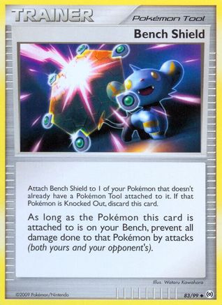 Bench Shield (83)/99 Uncommon Reverse Holofoil