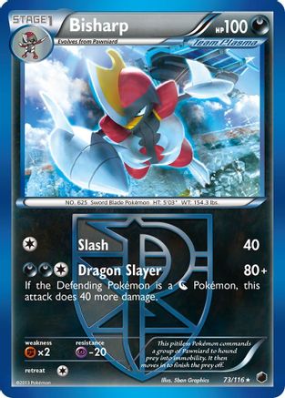 Bisharp (Team Plasma) (73) (73)/116 Rare