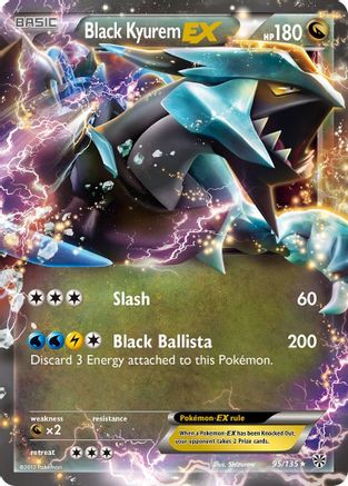 Black Kyurem EX (95)/135 Ultra Rare Holofoil