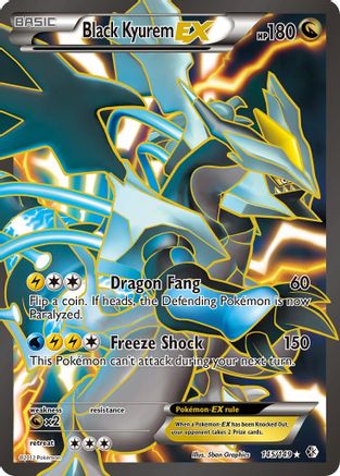 Black Kyurem EX (145 Full Art) (145)/149 Ultra Rare Holofoil