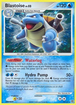 PKM - Blastoise (2)/132 Holo Rare Holofoil