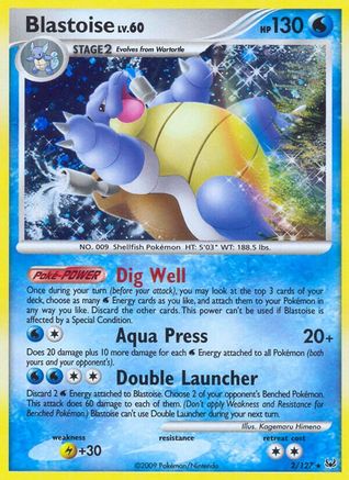 Blastoise (2)/127 Holo Rare Reverse Holofoil