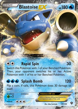 Blastoise EX (29)/146 Ultra Rare Holofoil