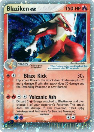 Blaziken ex (89)/95 Ultra Rare Holofoil