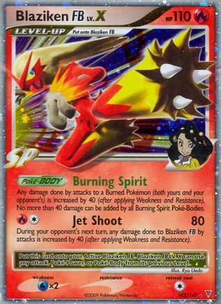 Blaziken FB Lv.X (142)/147 Ultra Rare Holofoil