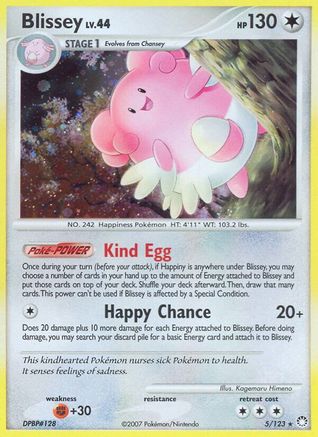 Blissey (5)/123 Holo Rare Holofoil