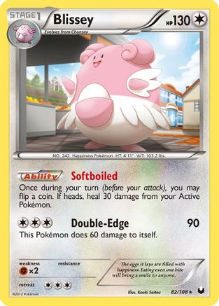 Blissey (82)/108 Holo Rare Holofoil