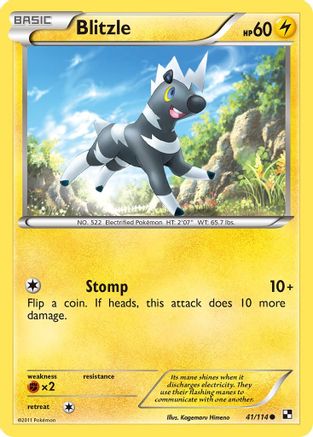 Blitzle (41) (41)/114 Common Reverse Holofoil