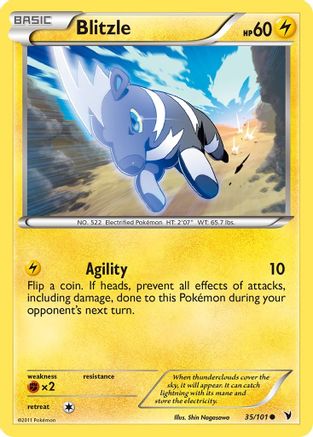 Blitzle (35)/101 Common Reverse Holofoil