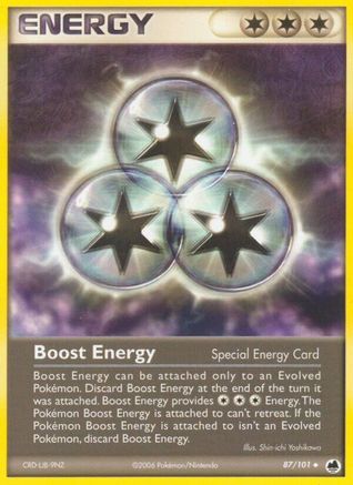 Boost Energy (87)/101 Uncommon Reverse Holofoil