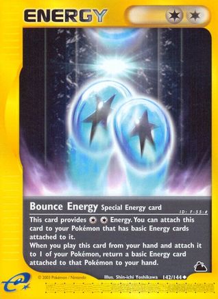 Bounce Energy (142)/144 Uncommon Reverse Holofoil