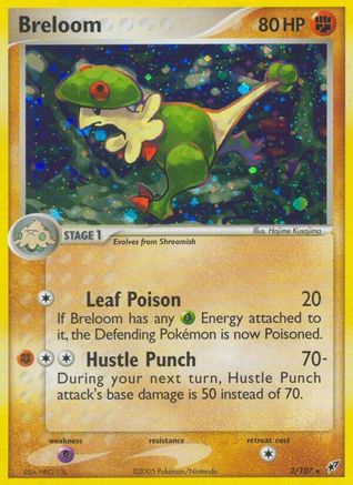 Breloom (3)/107 Holo Rare Holofoil