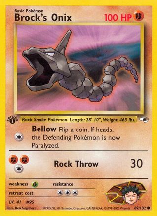 Brock's Onix (69) (69)/132 Common 1st Edition