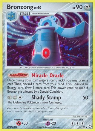 Bronzong (6)/123 Holo Rare Reverse Holofoil