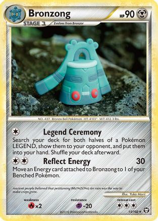 Bronzong (15)/102 Rare Reverse Holofoil