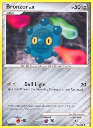 Bronzor (74)/123 Common Reverse Holofoil