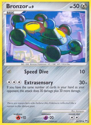 Bronzor (34) (34)/99 Uncommon Reverse Holofoil