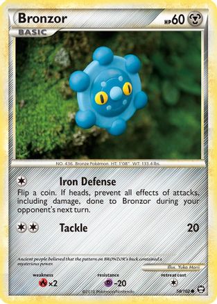 Bronzor (58)/102 Common Reverse Holofoil