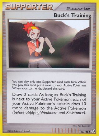 Buck's Training (130)/146 Uncommon Reverse Holofoil