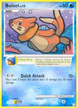 Buizel (75)/123 Common Reverse Holofoil