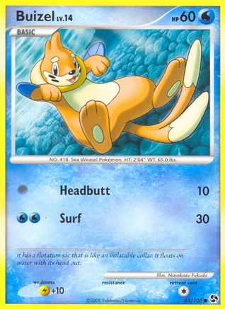 Buizel (61)/106 Common Reverse Holofoil