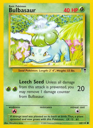 Bulbasaur (68)/110 Common Reverse Holofoil